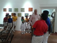 ART WORKSHOP HELD AT DAVID HALL, FORT KOCHI